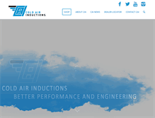 Tablet Screenshot of coldairinductions.com